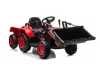 Újratölthető traktor vödörrel BW-X002A Piros