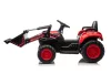 Újratölthető traktor vödörrel BW-X002A Piros