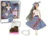 Baby Doll Emily szürke hajú cica hinta