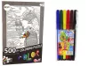 500 darabos színezhető puzzle: Halas Óceán