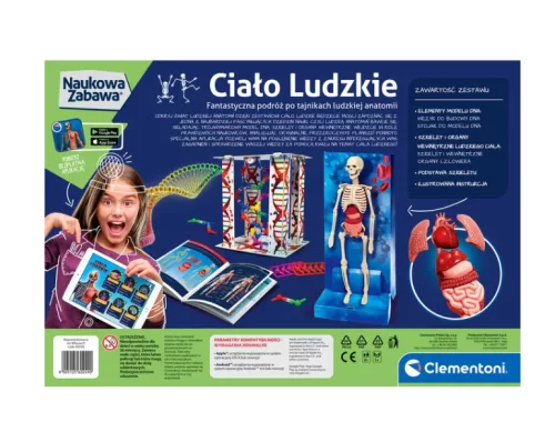 Tudományos móka Emberi test Lengyel Nyelv Clementoni 60249