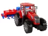 Piros traktor eke súrlódásos meghajtással