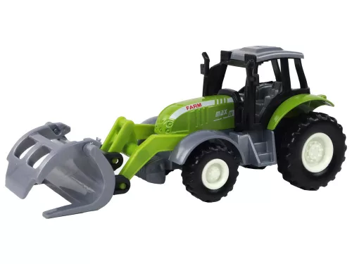 Traktor, kotrógép, zöld, krokodil, mezőgazdasági jármű