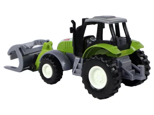 Traktor, kotrógép, zöld, krokodil, mezőgazdasági jármű