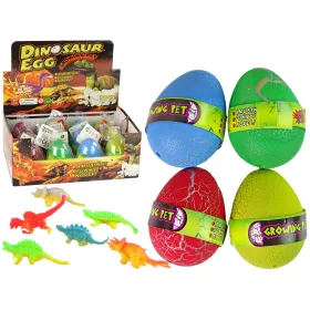   Kikelő varázslatos dinoszaurusz tojás, növekvő 6 cm színes.