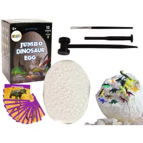   Régészeti ásatási készlet hatalmas tojás 12 figurás dinoszaurusz