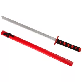 Fa Kard Piros Kellékek Lovagnak 73 cm