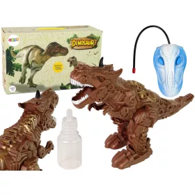 Távirányítású dinoszaurusz gőzprojektor barna