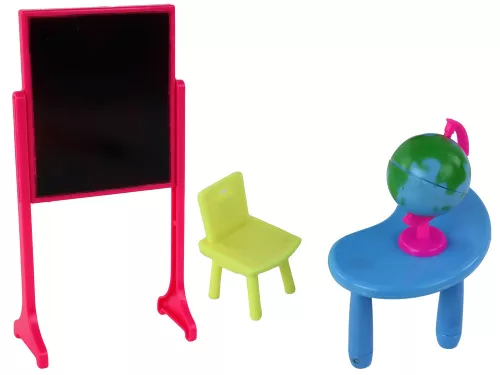 Tanárbaba diák iskolai kiegészítőkkel