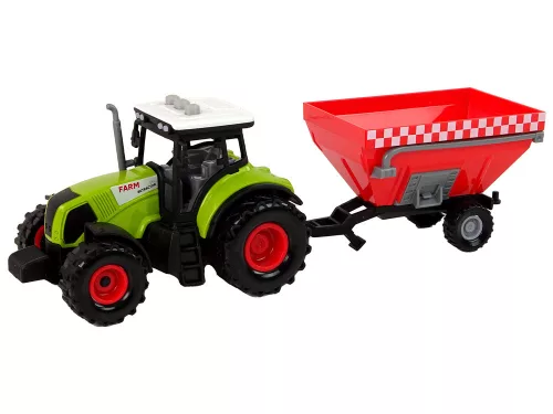 Traktoros farm levehető gabonaszállító pótkocsi Sound Green