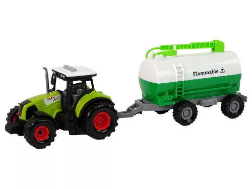 Gyerekeknek való traktor utánfutóval Tartálykocsi Farm
