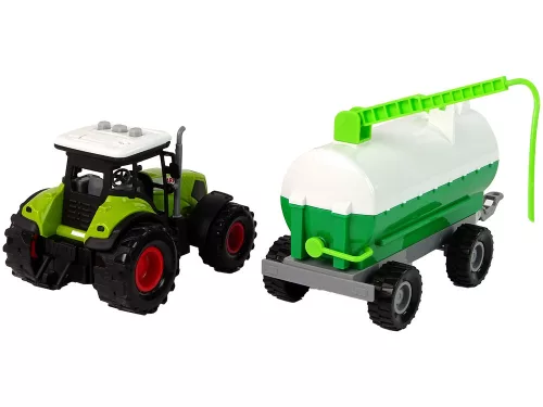 Gyerekeknek való traktor utánfutóval Tartálykocsi Farm