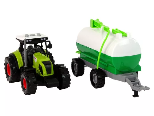 Gyerekeknek való traktor utánfutóval Tartálykocsi Farm