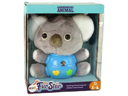 Koala-Projektor klingt interaktív Spielzeug grau