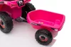 XMX630T Rózsaszín Akkumulátoros Quad Utánfutóval