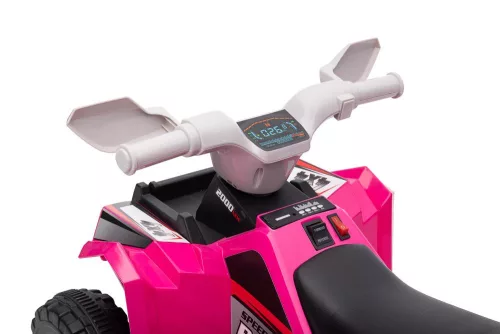 XMX630T Rózsaszín Akkumulátoros Quad Utánfutóval