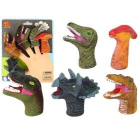 Ujjbábok Dinoszauruszok Színes 5 darab