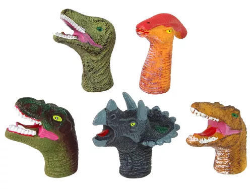 Ujjbábok Dinoszauruszok Színes 5 darab