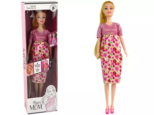Baby Doll Terhes Rózsaszín Ruha Virágok