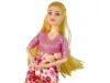 Baby Doll Terhes Rózsaszín Ruha Virágok