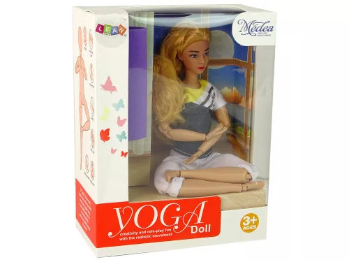 Baby Doll jógaszőnyeg hosszú szőke haj