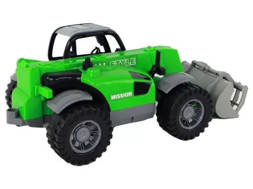 Mezőgazdasági jármű traktor zöld daru mezőgazdasági gép