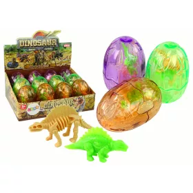 Nagy dinoszaurusz tojás 2 dinoszaurusz tojás figura 9 cm