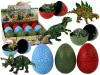 Dinoszaurusz figura tojás 3 színben 9 cm