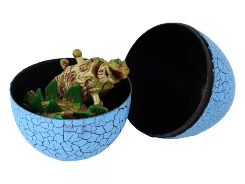 Dinoszaurusz figura tojás 3 színben 9 cm
