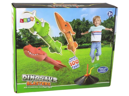 Vulkánindító rakéta dinoszaurusz játék otthon és a kertben