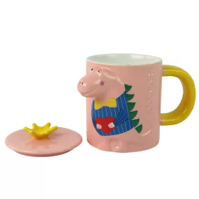 Dinoszaurusz rózsaszín dinoszaurusz infuser bögre 400 ml