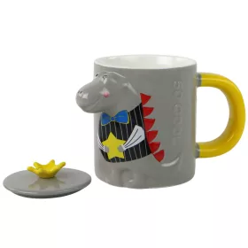 Szürke dinoszaurusz ízű bögre 400 ml