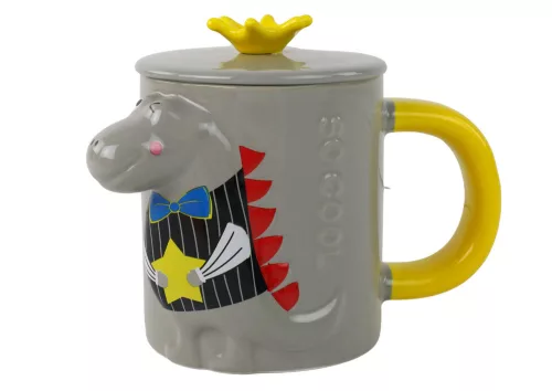 Szürke dinoszaurusz ízű bögre 400 ml