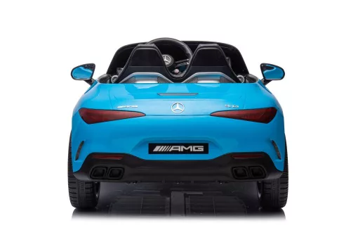 Mercedes AMG SL63 akkumulátoros autó, kékre fényezve
