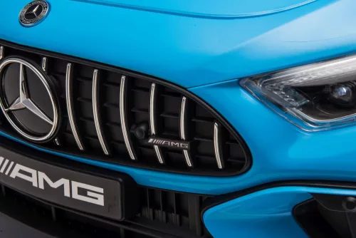 Mercedes AMG SL63 akkumulátoros autó, kékre fényezve