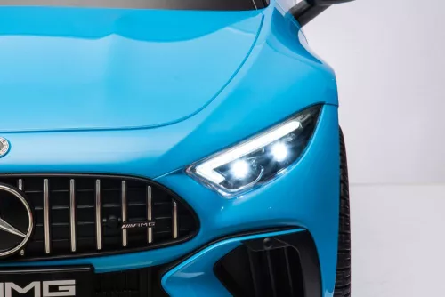 Mercedes AMG SL63 akkumulátoros autó, kékre fényezve