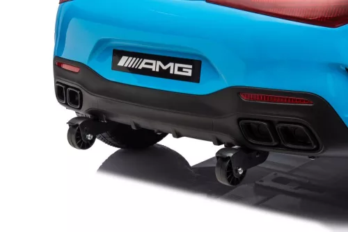Mercedes AMG SL63 akkumulátoros autó, kékre fényezve