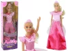 Anlily hercegnő baba hosszú szőke haj tiara rózsaszín ruha