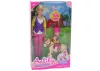Anlily babakészlet gyerekkel és pónival, Lovasfarm