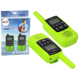  Walkie-Talkie zöld, 3 km-es hatótávolságú, kommunikációs eszköz