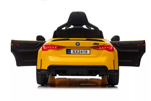 Elektromos autó BMW M4 Sárga