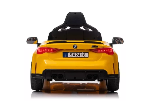 Elektromos autó BMW M4 Sárga