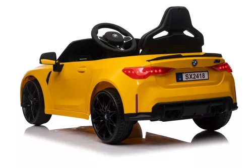 Elektromos autó BMW M4 Sárga