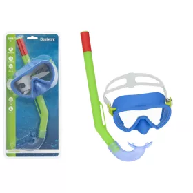 Zöld és kék búvármaszk légzőcsővel Bestway 24036