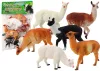Alpaka láma farm figura szett 6 db-os mix