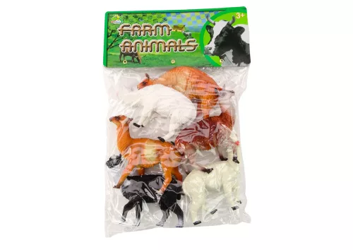 Alpaka láma farm figura szett 6 db-os mix