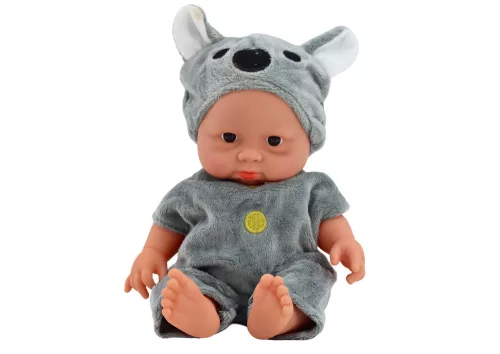 Kis babababa, szürke ruhák, koala kalap