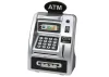 ATM malacpersely gyerekeknek, akik megtanulnak spórolni ezüstfekete
