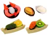 Sushi játékkészlet, garnélarák kiegészítők gyerekeknek, 24 darab.