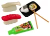 Sushi játékkészlet, garnélarák kiegészítők gyerekeknek, 24 darab.